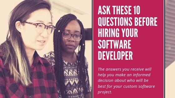 Questions to ask a software developer